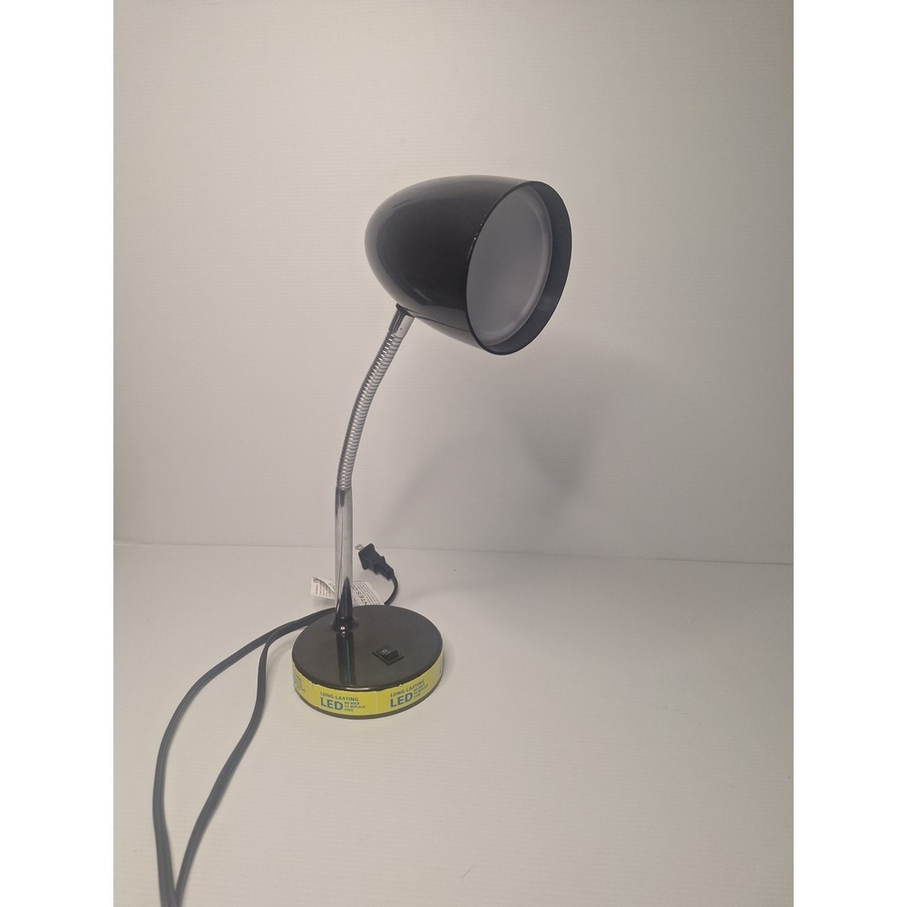 Intertek LED Desk Lamp Gooseneck Flexible Black